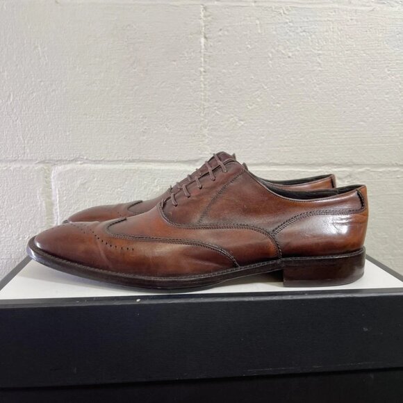 To Boot New York Adam Derrick Brown Leather Wingtip Oxford Dress Shoes Men\'s 9.5 main image 10